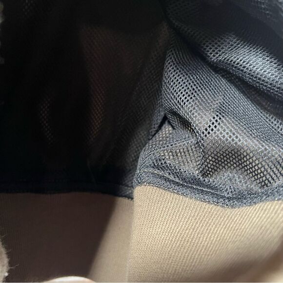 🎇VINTAGE River’s End Green Khaki & Black V-neck Pullover Windbreaker Size M - Picture 6 of 9